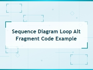 Sequence Diagram Loop and Alt Fragment Code Examples Explained